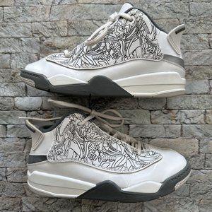 Nike Air Jordan Dub Zero White/Cool Grey DV1359-107 Little Kids Size 2